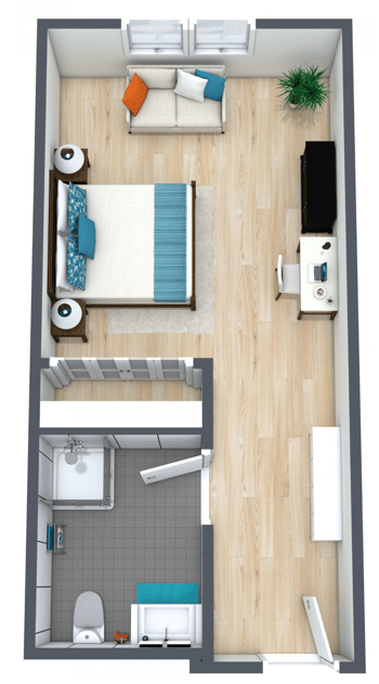 Camellia MC Studio - Paramount House Senior Living